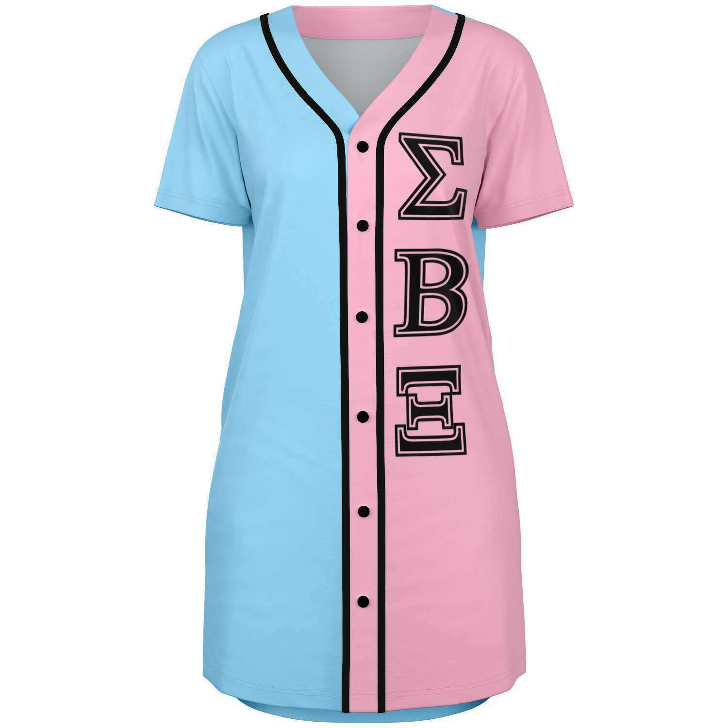 Sigma Beta Xi - Multi Baseball Jersey Dress – Strong Girl Tees