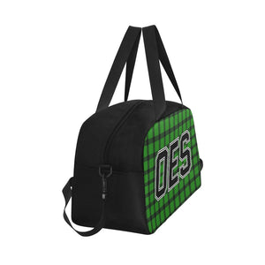OES Green Grid Travel Bag