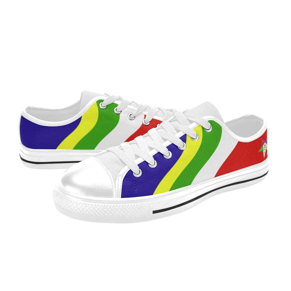 OES Eastern Star Wave Sneakers Canvas Shoes