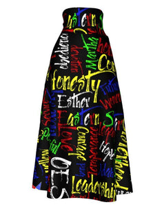 OES Scripted Maxi Skirt - Strong Girl Tees