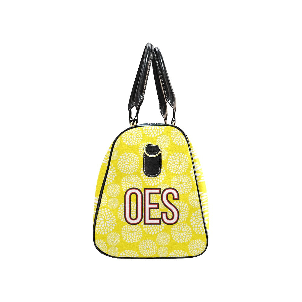 Order of the Eastern Star | Bright Yellow Waterproof Travel Bag