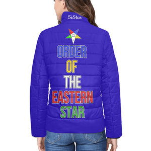 Eastern Star | OES Puffer Jacket | I Am A Star Blue