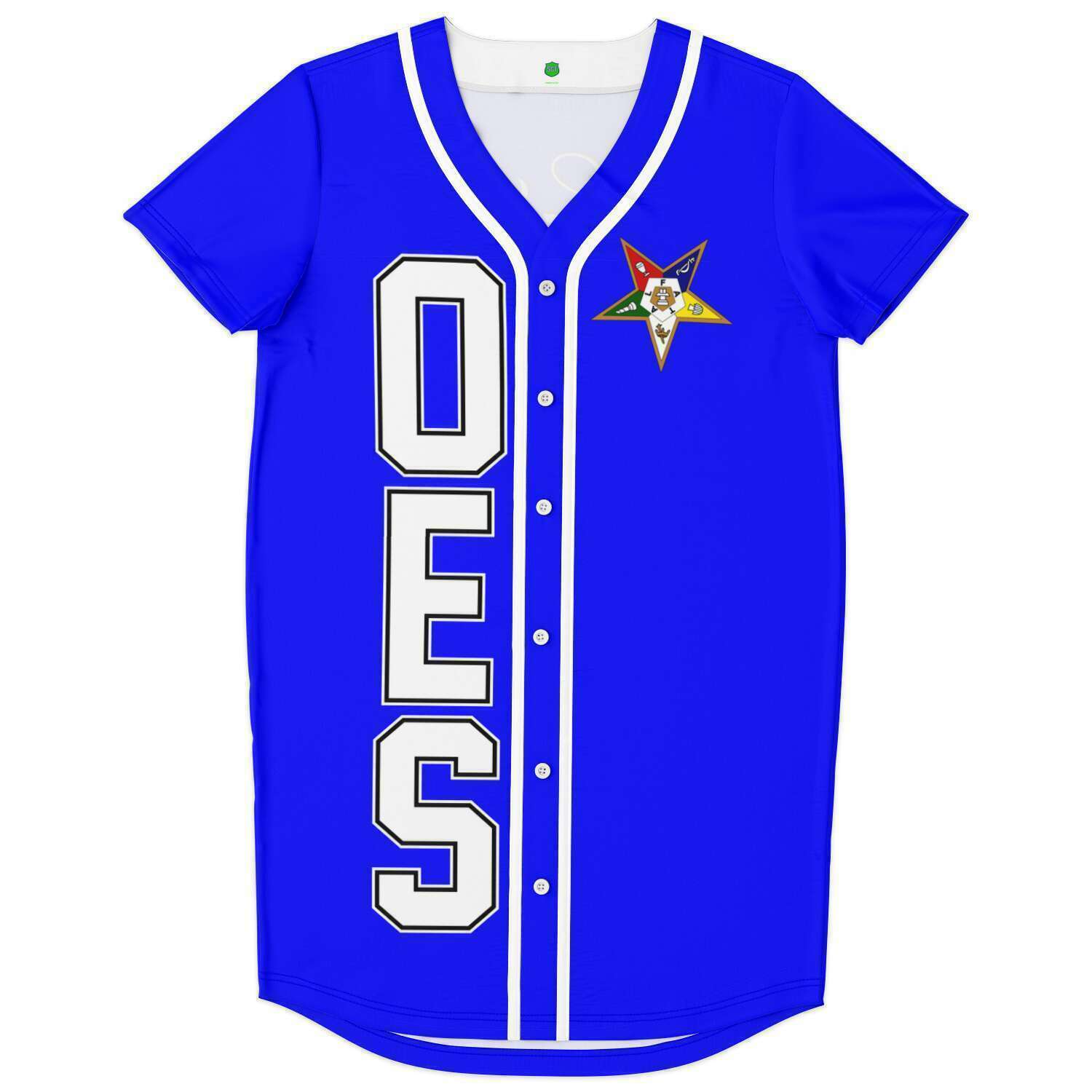 Order of the Eastern Star OES | Starry Baseball Jersey Dress