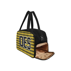 OES Gingham Travel Bag - Yellow