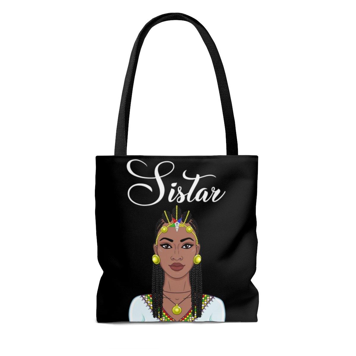 OES Sistar Tote Bag - Black - Strong Girl Tees