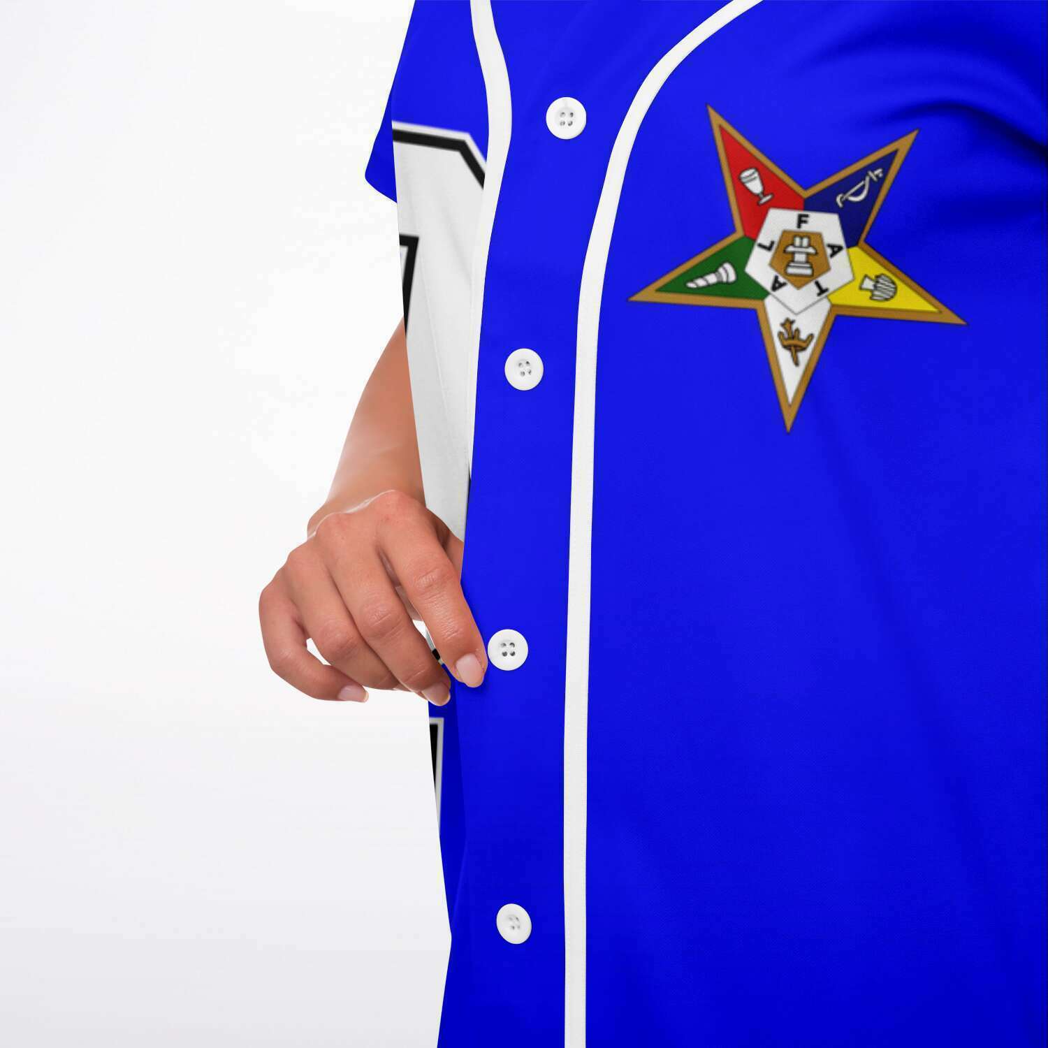 Order of the Eastern Star OES | Starry Baseball Jersey Dress