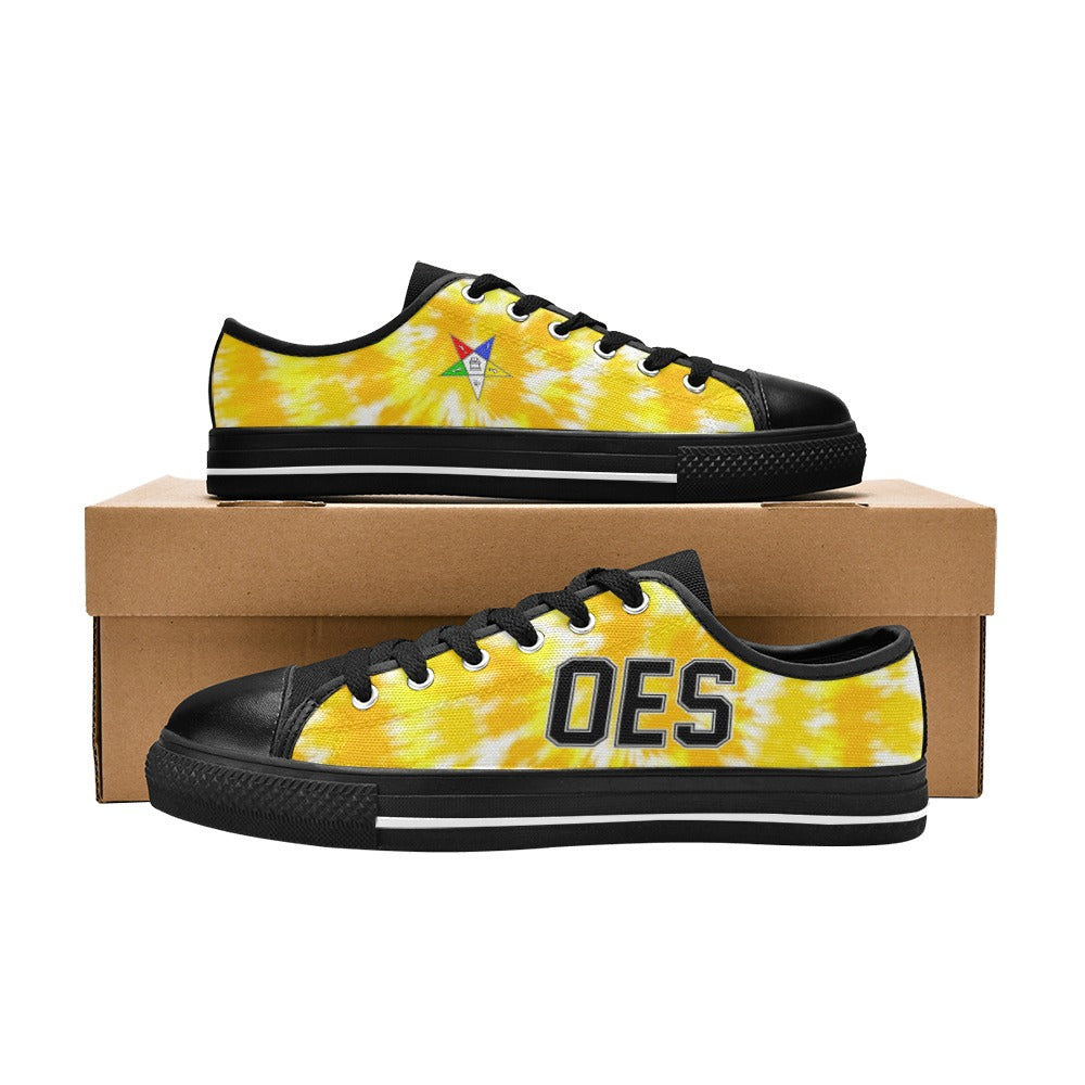 OES | Yellow Tie Dye Sneakers