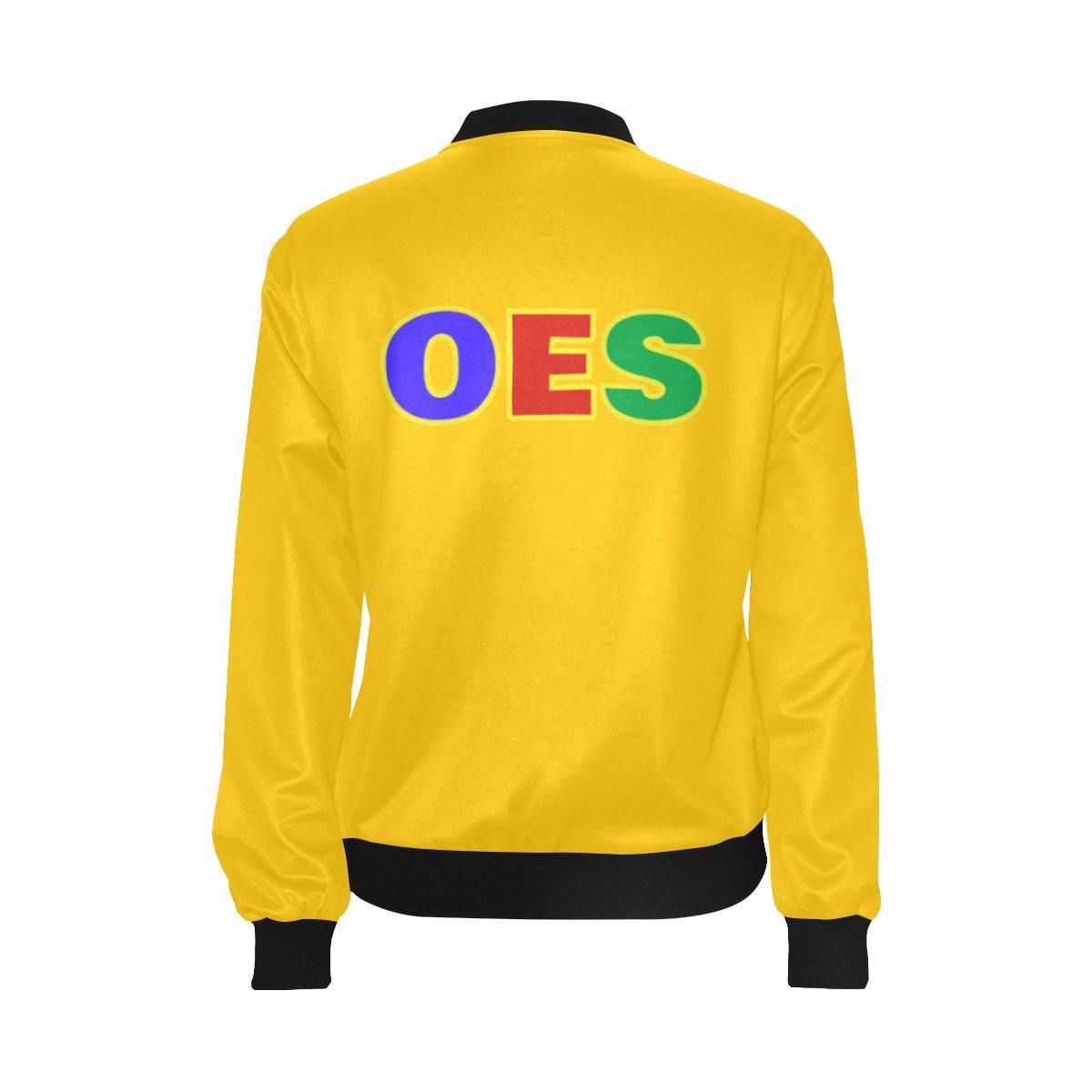 OES LOVE YELLOW Bomber Jacket - Strong Girl Tees