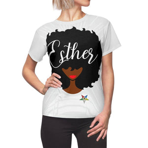 Eastern Star OES Esther - Light Gray/ White - Strong Girl Tees