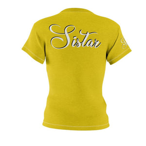 Order of Eastern Star // Eastern Star clothing // OES Sistar tee - Yellow - Strong Girl Tees
