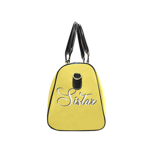 Order of the Eastern Star | Sistar in Yellow Waterproof Travel Bag